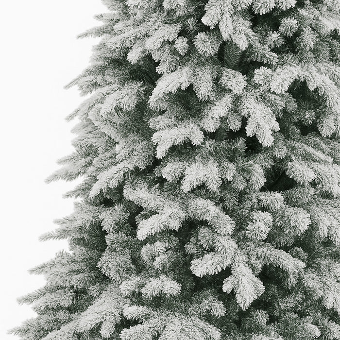 Artik - Albero di Natale Innevato in PE e PVC Ø134x210H cm, 1876 Punte