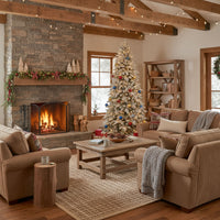 Artik - Albero di Natale Innevato in PE e PVC Ø134x210H cm, 1876 Punte