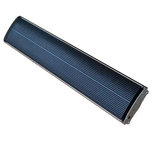 Riscaldatore Industriale a Infrarossi Mpc Algeciras Struttura In Alluminio Adatto Per Interni Ed Esterni Potenza 4000w Alimentazione 380v Lunghezza 200 Cm Modello Senza Telecomando