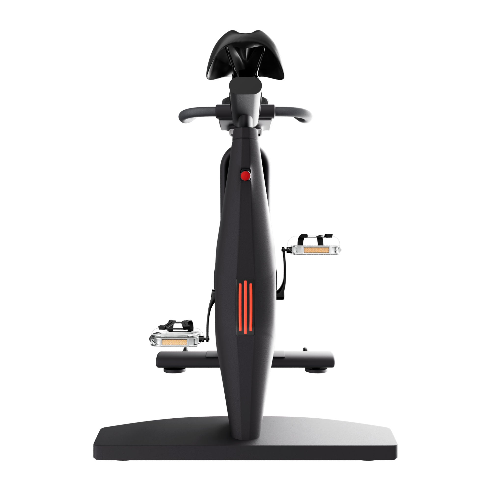 Aliena 2400 - Spin Bike Cyclette da Corsa con Volano 24 Kg Resistenza Elettrica con Display e Porta Tablet Nera