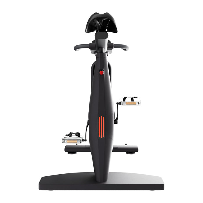 Aliena 2400 - Spin Bike Cyclette da Corsa con Volano 24 Kg Resistenza Elettrica con Display e Porta Tablet Nera