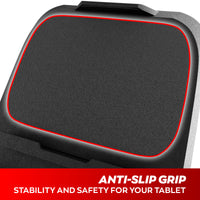 Aliena 2400 - Spin Bike Cyclette da Corsa con Volano 24 Kg Resistenza Elettrica con Display e Porta Tablet Nera