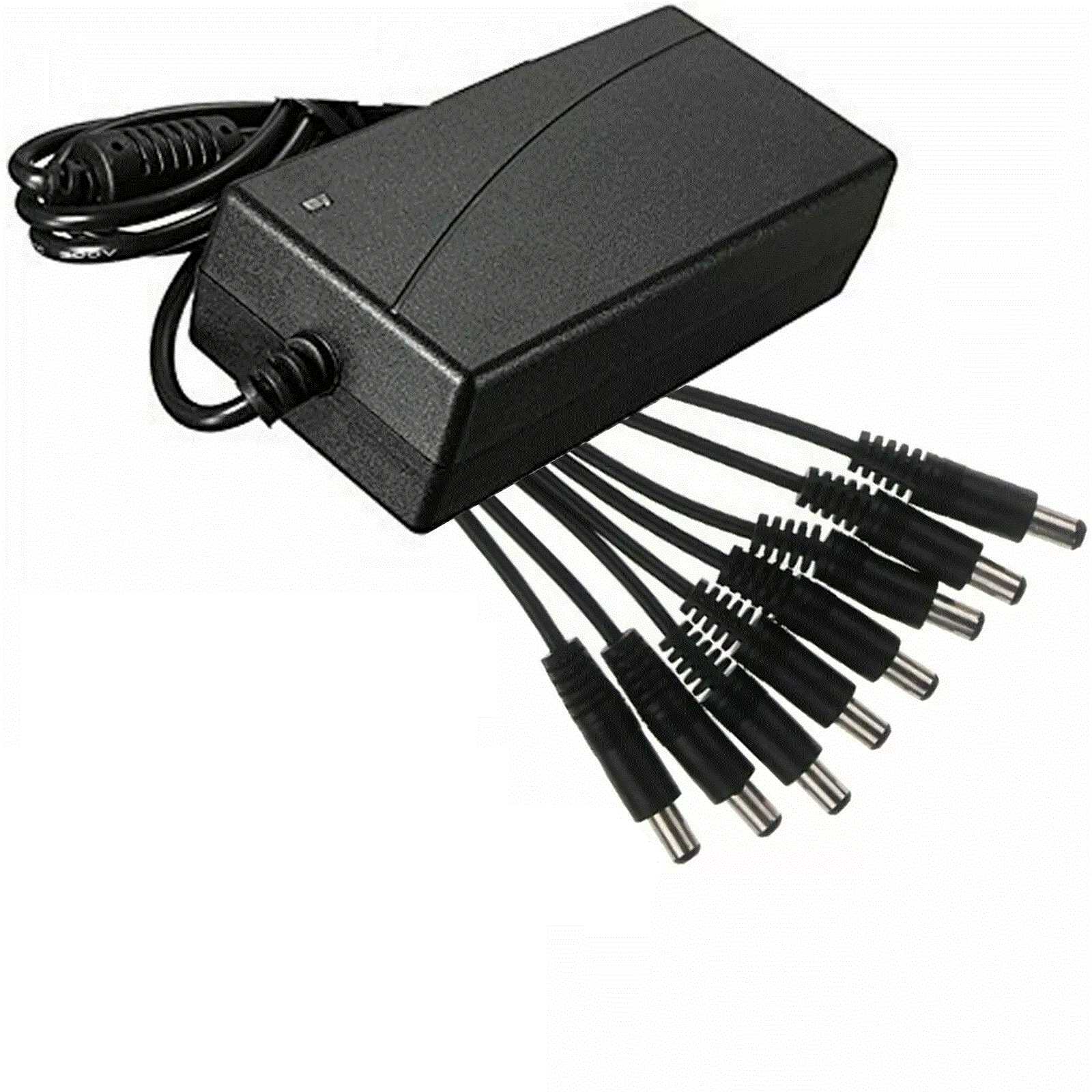 ALIMENTATORE STABILIZZATO TRASFORMATORE 12V 5A 8 USCITE TELECAMERE DVR STRISCE