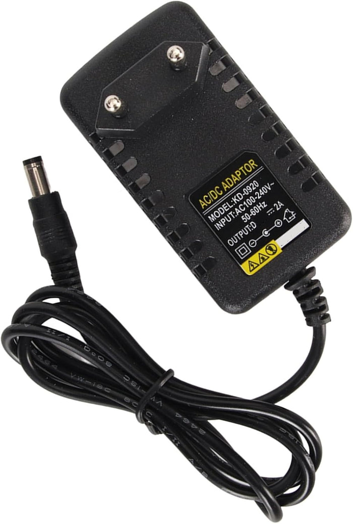 ALIMENTATORE TRASFORMATORE 2A PER TELECAMERE VIDEOSORVEGLIANZA VIDEO 12 V 2A