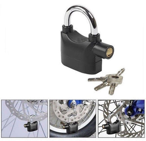 ALLARME BLOCCADISCO ANTIFURTO SONORO MOTO SCOOTER LUCCHETTO BLOCCADISCO 110dBa