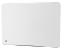 Radiatore elettrico fisso ad inerzia secca ghisa + pellicola + plug & play 1000W ALMEA orizzontale bianco