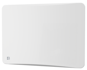 Radiatore elettrico fisso ad inerzia secca ghisa + pellicola + plug & play 1000W ALMEA orizzontale bianco