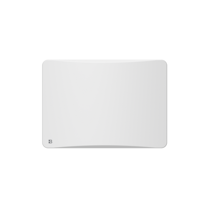 Radiatore elettrico fisso ad inerzia secca ghisa + pellicola + plug & play 1000W ALMEA orizzontale bianco