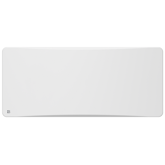 Radiatore elettrico fisso ad inerzia secca ghisa + pellicola + plug & play 2000W ALMEA orizzontale bianco