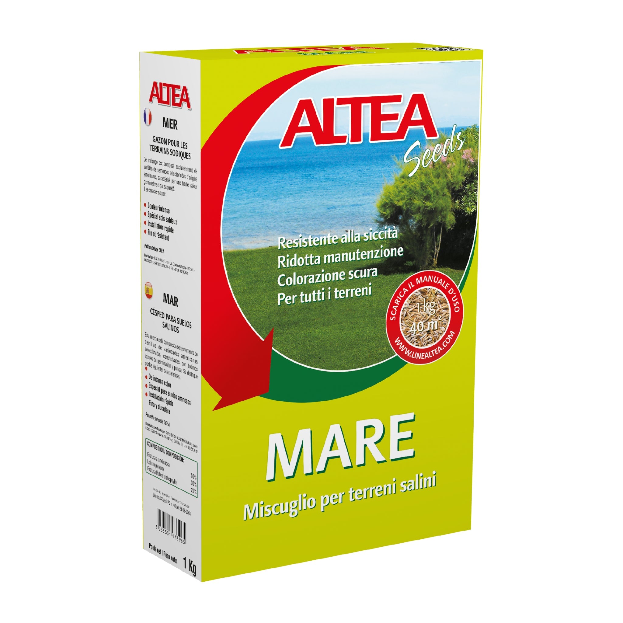 Altea semi per prato località di mare kg 1