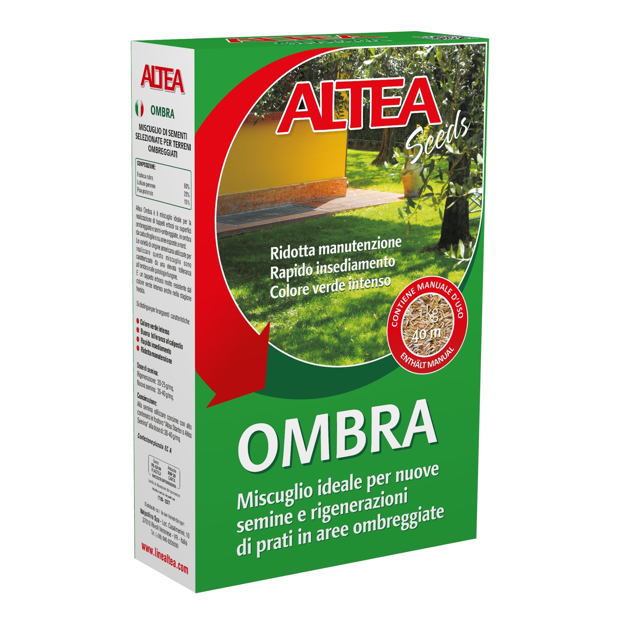 Altea semi per prato ombra kg 1