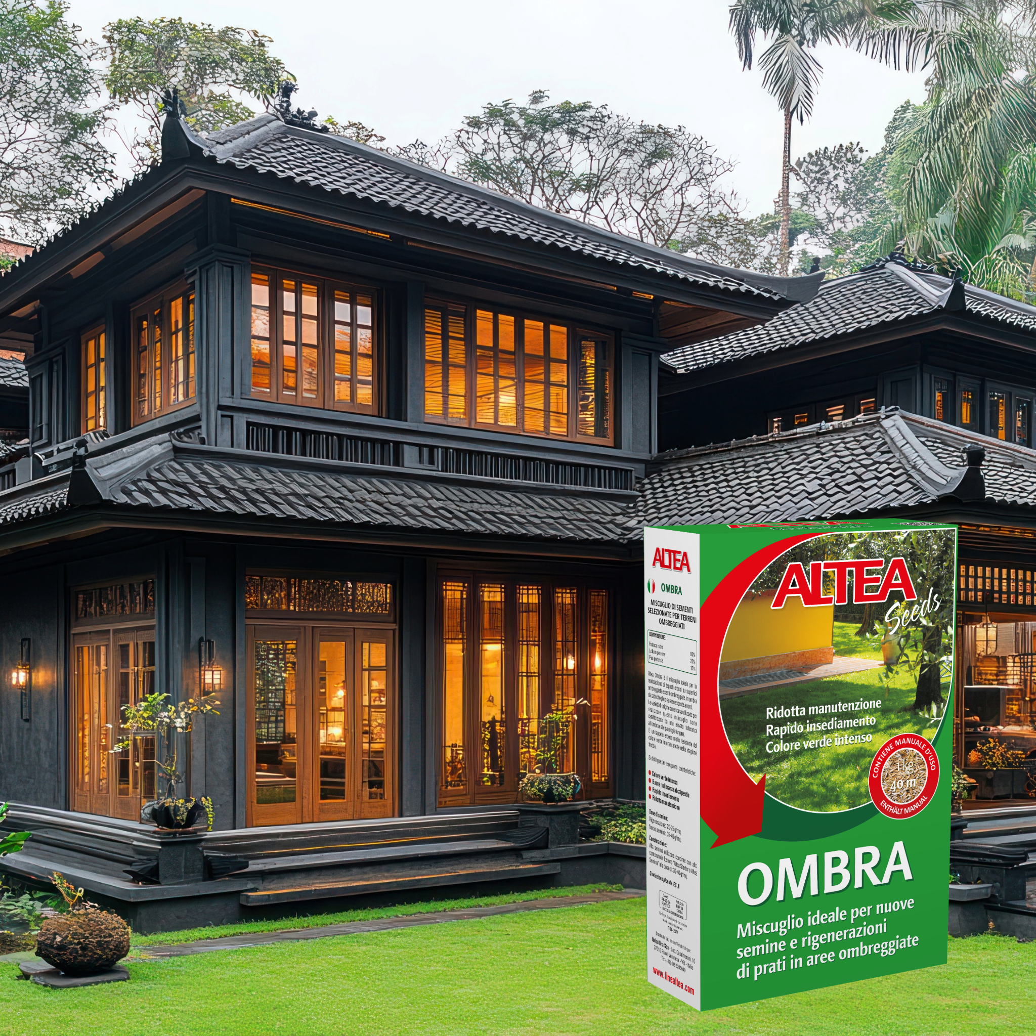 Altea semi per prato ombra kg 1