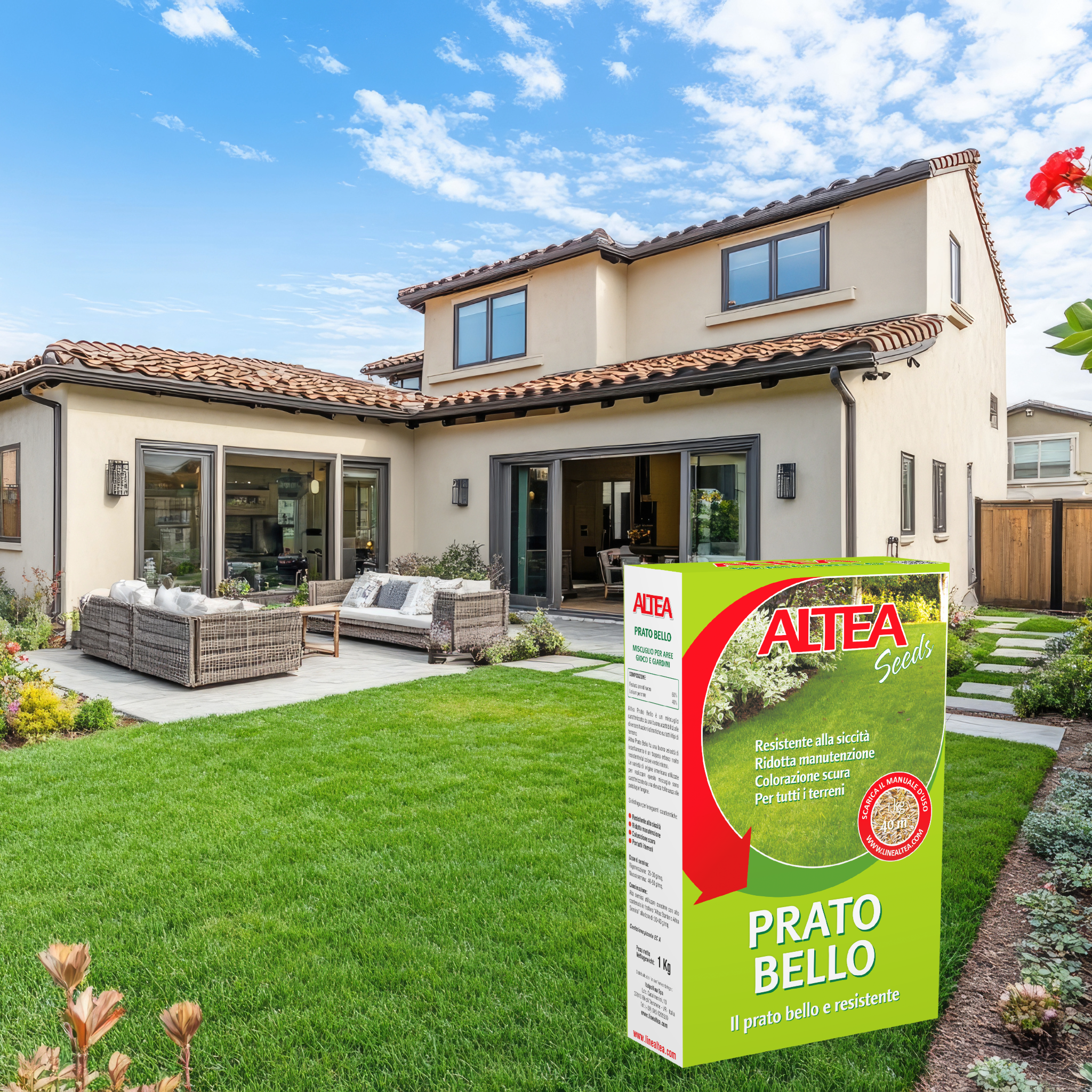 Altea Prato Bello semi per prato normale kg 1