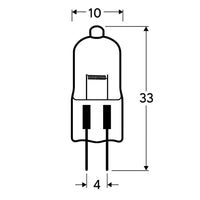 Wimex lampadina alogena g4 12v 20w luce calda per faretti