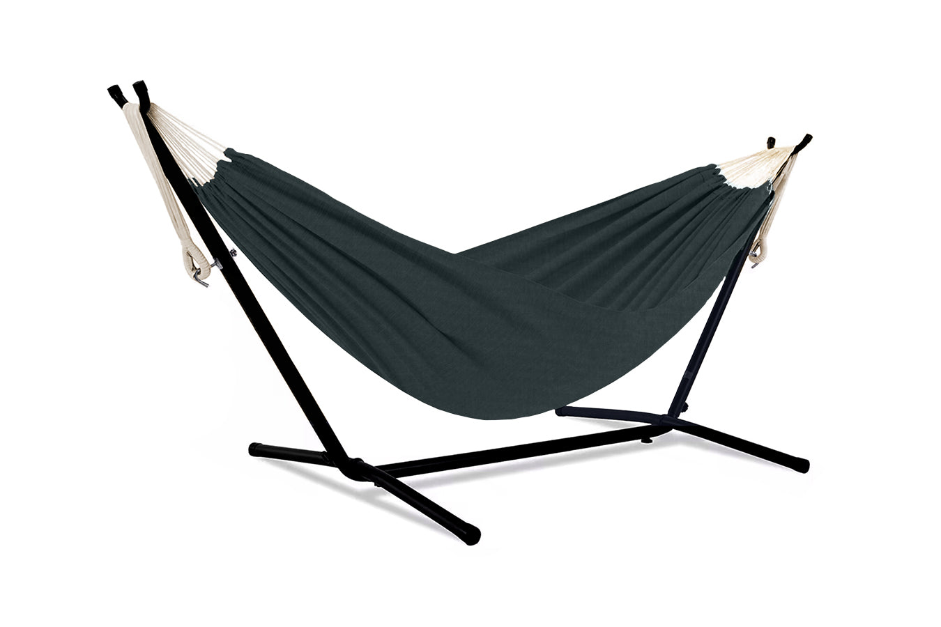 Amaca con supporto da giardino mod. Panama grigio scuro AM05PA