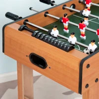Calcio Balilla Professionale per Bambini e Adulti con Aste in Legno MDF 92x46x78cm