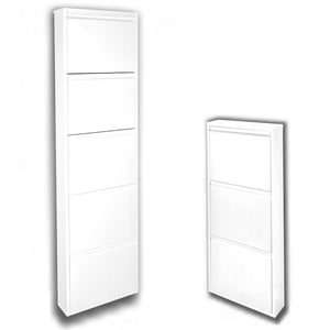 Scarpiere Slim Originali, 24 paia di scarpe, Col. Bianco | Gia' montate 