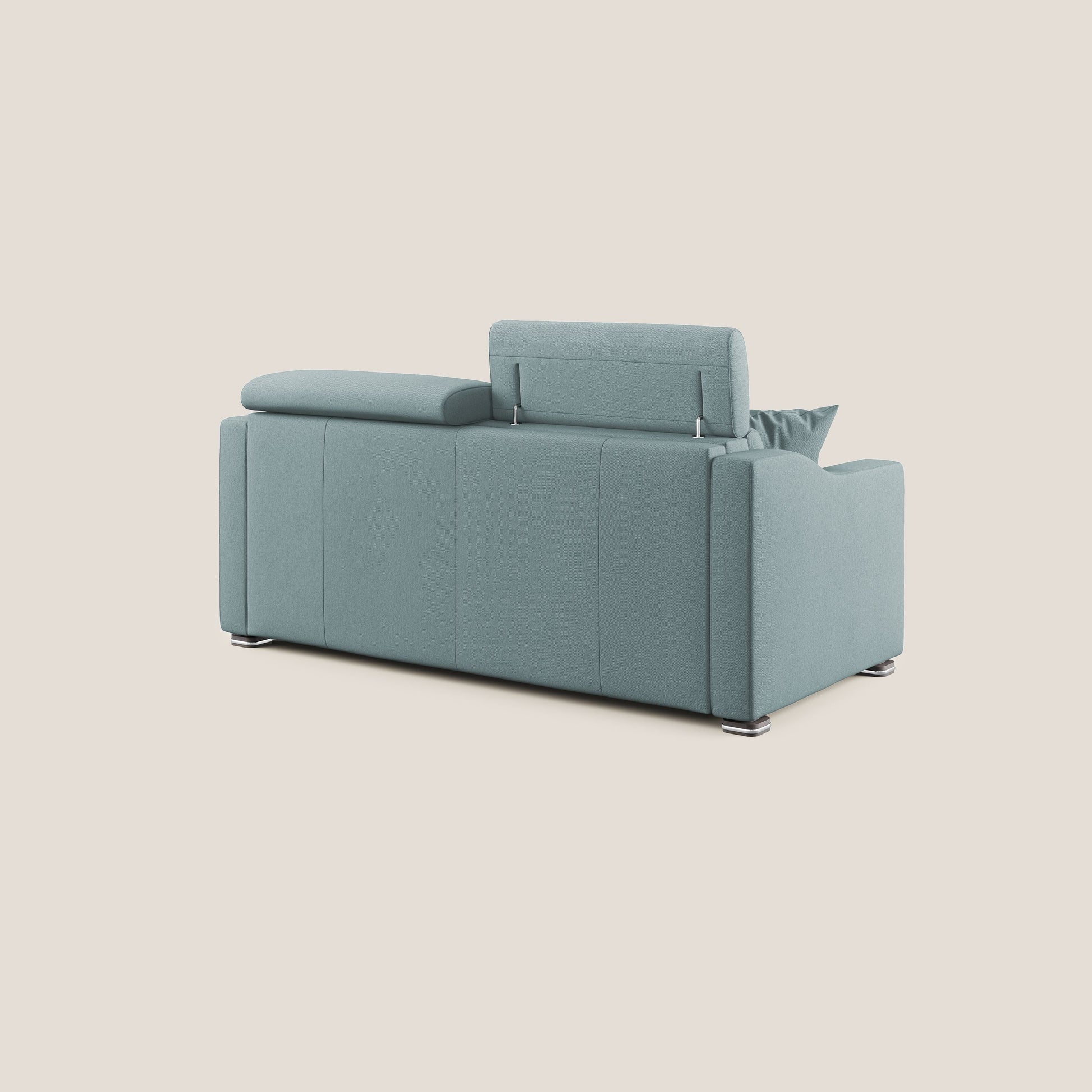 Divano Letto 2 Posti 171x100x98 cm in Tessuto Carta Da Zucchero