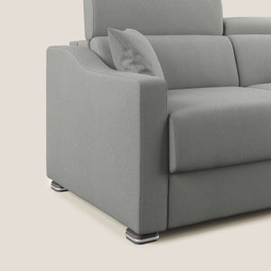 Divano Letto 2 Posti 171x100x98 cm in Tessuto Grigio