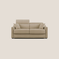 Divano Letto 3 Posti 191x100x98 cm in Tessuto Beige