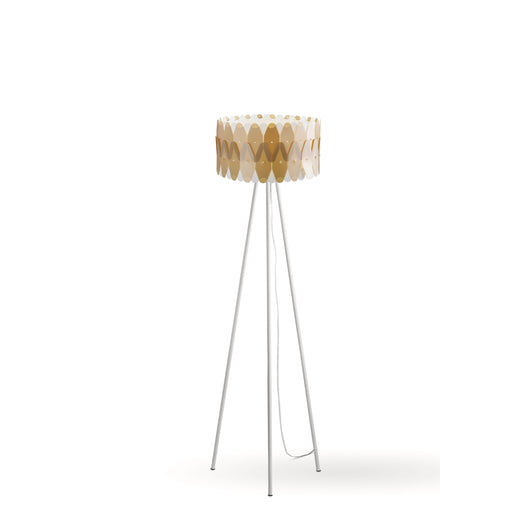 Piantana Moderna Amanda Polilux ® New Gold E Metallo 1 Luce E27