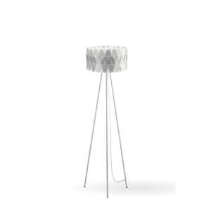 Piantana Moderna Amanda Polilux ® Argento E Metallo 1 Luce E27