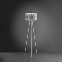 Piantana Moderna Amanda Polilux ® Argento E Metallo 1 Luce E27