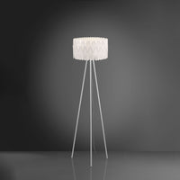 Piantana Moderna Amanda Polilux ® Bianco E Metallo 1 Luce E27