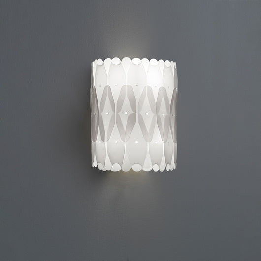 Applique Moderna Amanda Polilux ® Bianco 1 Luce E27