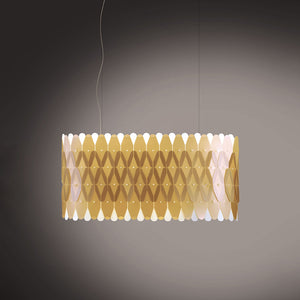 Lampadario Moderno Amanda Polilux ® New Gold E Metallo Cromo 6 Luci E27
