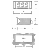 AMPEROMETRO DIGITALE ALTERNATA