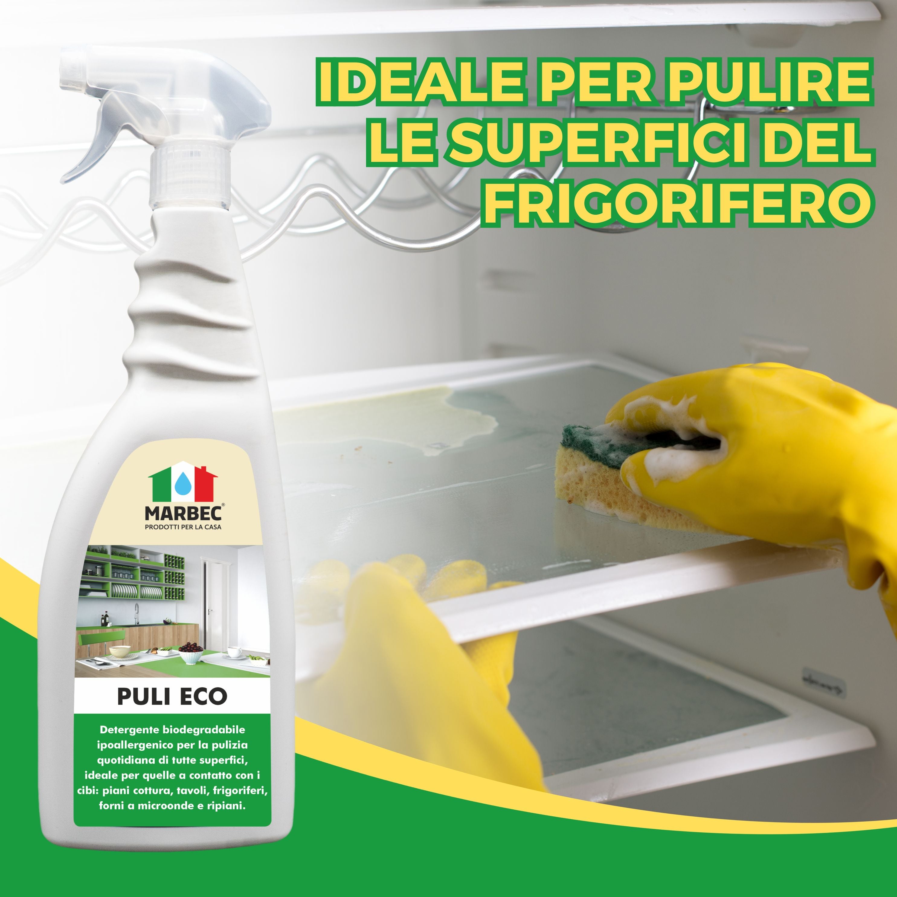 Detergente per superfici a contatto con gli alimenti PULI ECO   5LTx4Pz