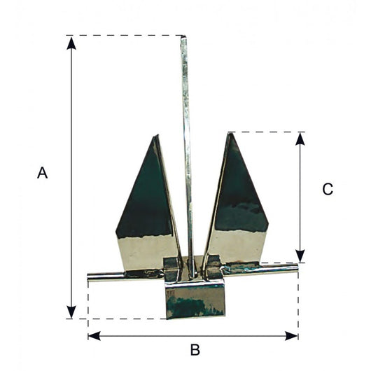 ANCORA TIPO DANFORTH KG.8