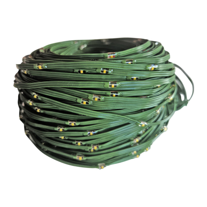 Andromeda - Catena di Luci Natalizia con 500 LED Bianco Caldo Cavo 35m Verde
