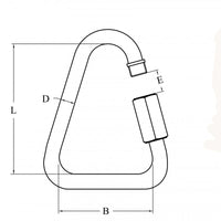 ANELLO A DELTA INOX 316 � MM.5