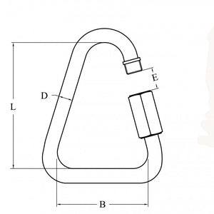 ANELLO A DELTA INOX 316 � MM.5