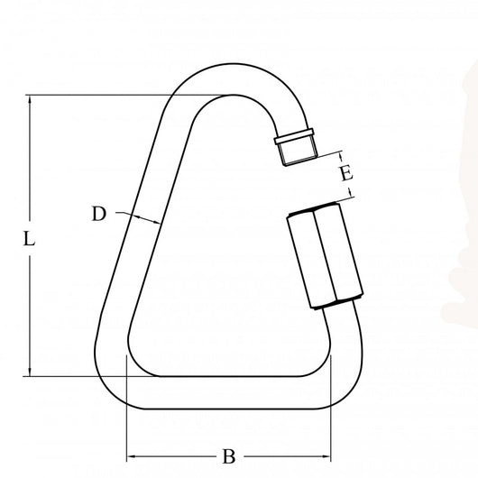 ANELLO A DELTA INOX 316 � MM.5