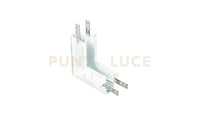 ANGOLARE VERTICALE DA INCASSO BIANCO PER SISTEMA BINARIO 48V