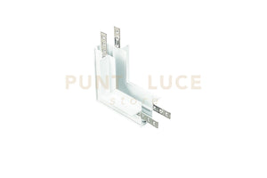 ANGOLARE VERTICALE DA INCASSO BIANCO PER SISTEMA BINARIO 48V