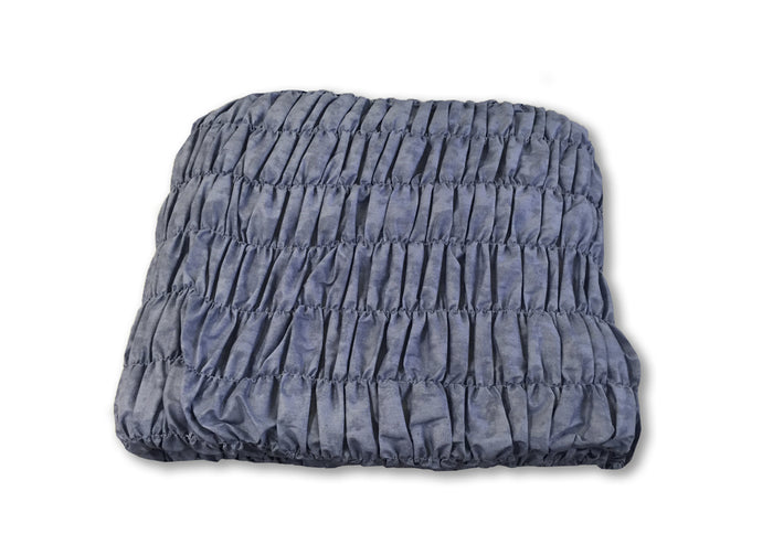 Copridivano Universale Arricciato Blu - 4 Posti - Blu