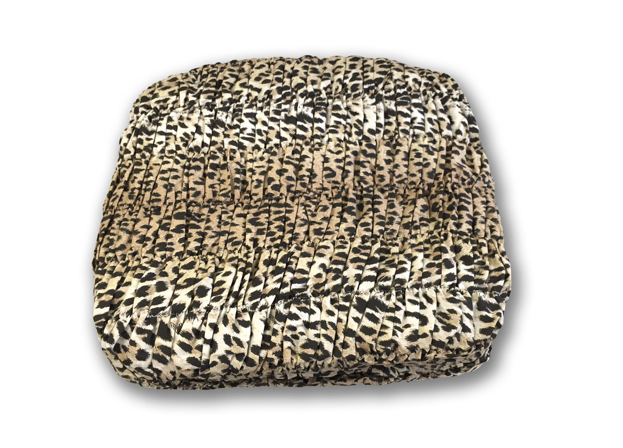 Copridivano Angolare Universale Arricciato Leopardato - Angolare - Leopardato