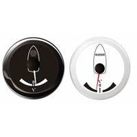 ANGOLO DI BARRA NERO 12/24v