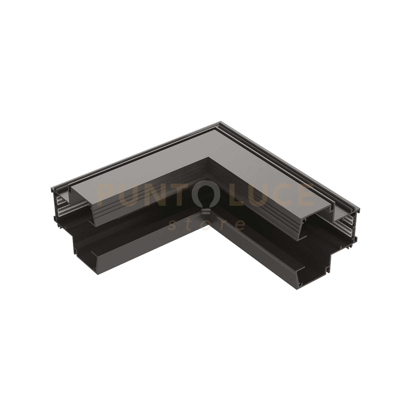 ANGOLO NO LUCE ARCA CORNER RECESSED VERT HORIZ+CONNECTOR BK