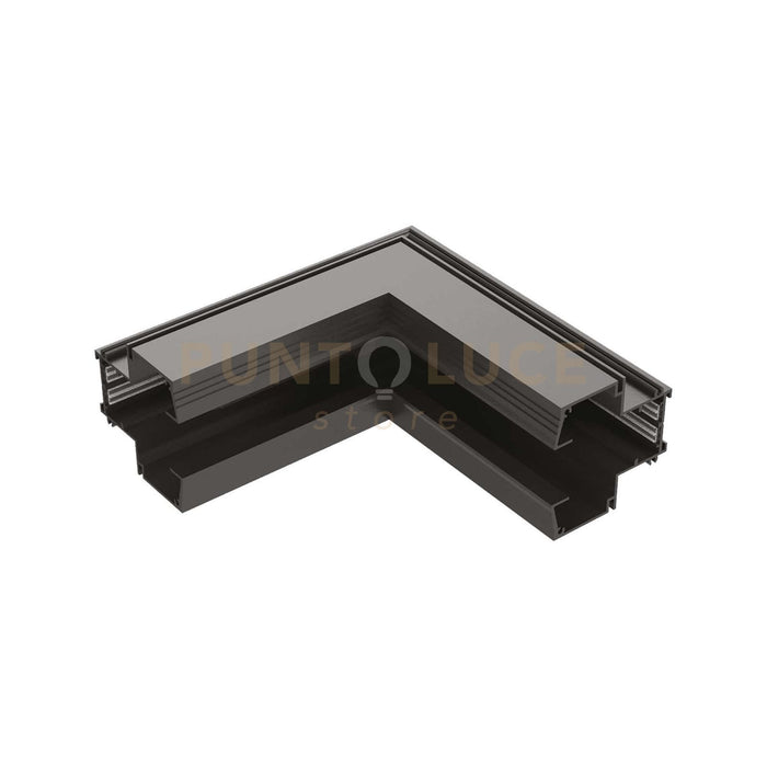 ANGOLO NO LUCE ARCA CORNER RECESSED VERT HORIZ+CONNECTOR BK
