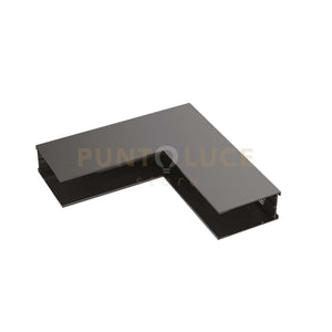 ANGOLO NO LUCE ARCA CORNER SURFACE VERT HORIZ+CONNECTOR BK