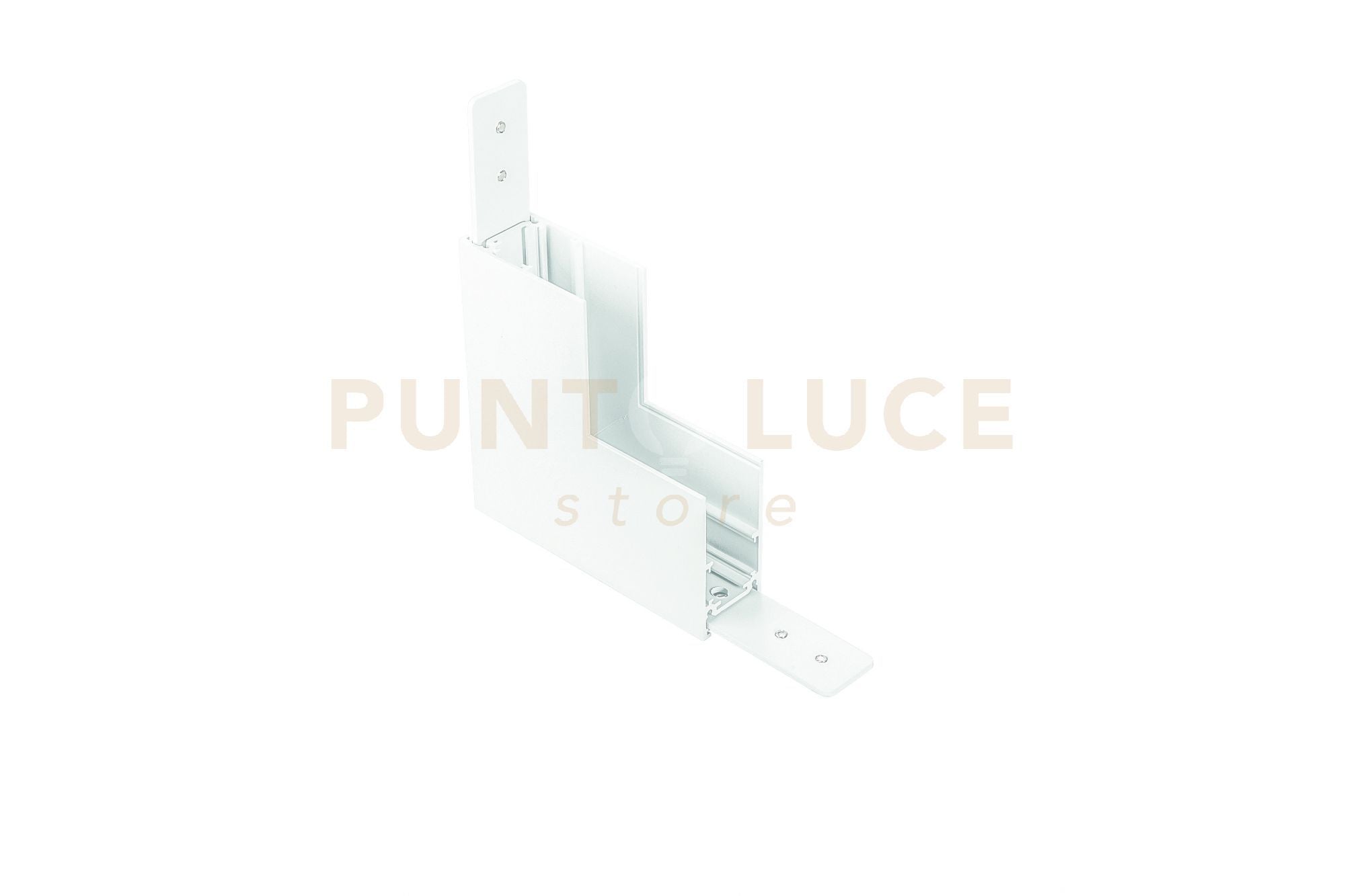 ANGOLO VERTICALE A SUPERFICIE BIANCO PER SISTEMA BINARIO 48V
