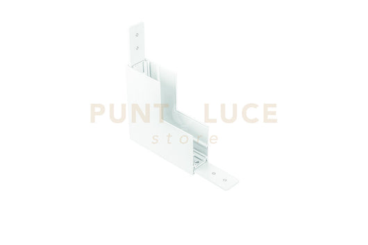 ANGOLO VERTICALE A SUPERFICIE BIANCO PER SISTEMA BINARIO 48V