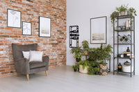 ANNA SCAFFALE PORTAVINI 6 BOTTIGLIE DA APPOGGIO E DA APPENDERE A PARETE IN METALLO NERO 25X70CM