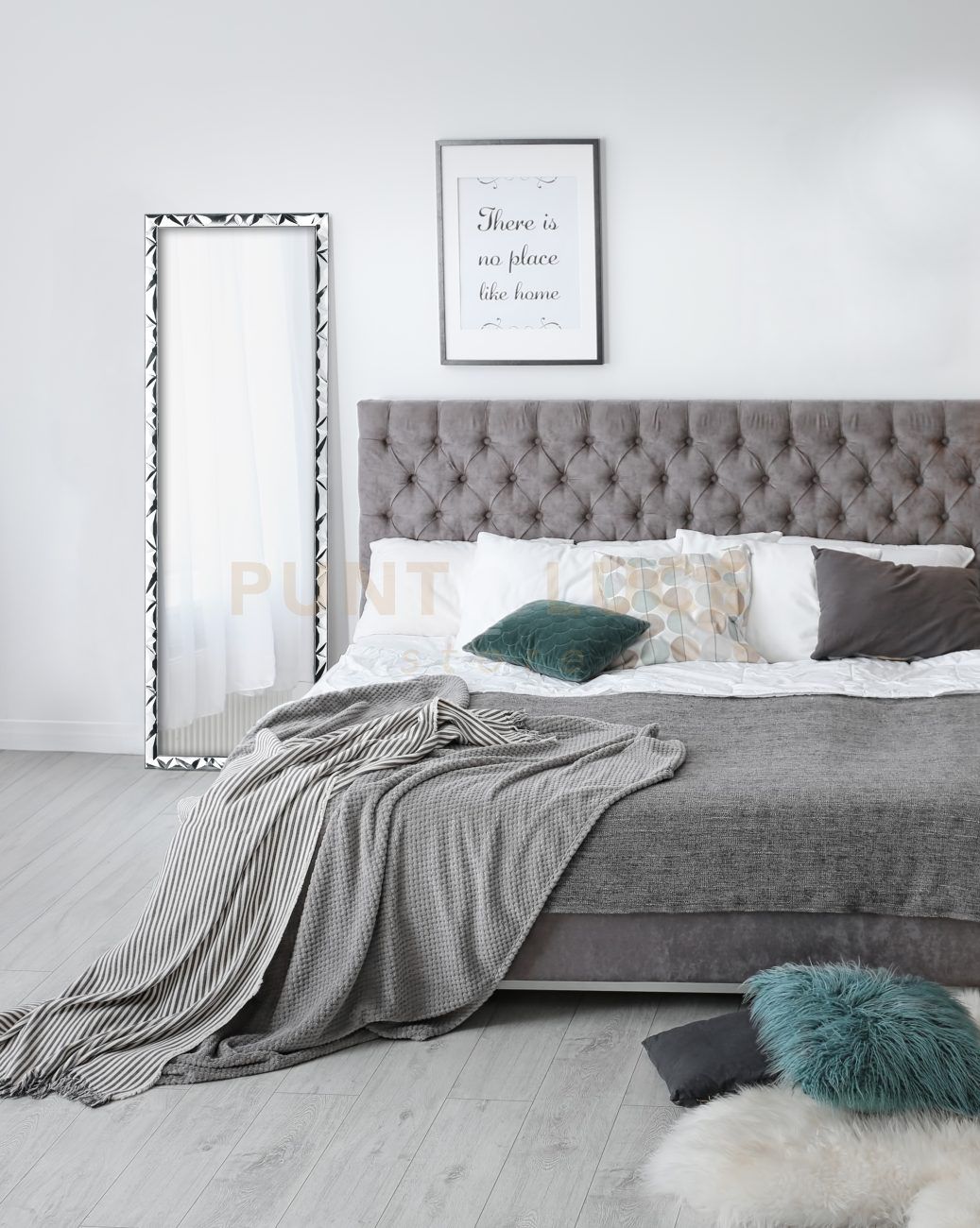 HANNI SPECCHIO DA PARETE CON CORNICE SFACCETTATA CON GANCI X INSTALLAZIONE ORIZZONTALE E VERTICALE 50X150CM