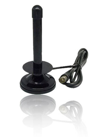 ANTENNA DVB-T TV 25 DV PORTATILE PER AUTO CAMPER SUV CON CALAMITA W 25